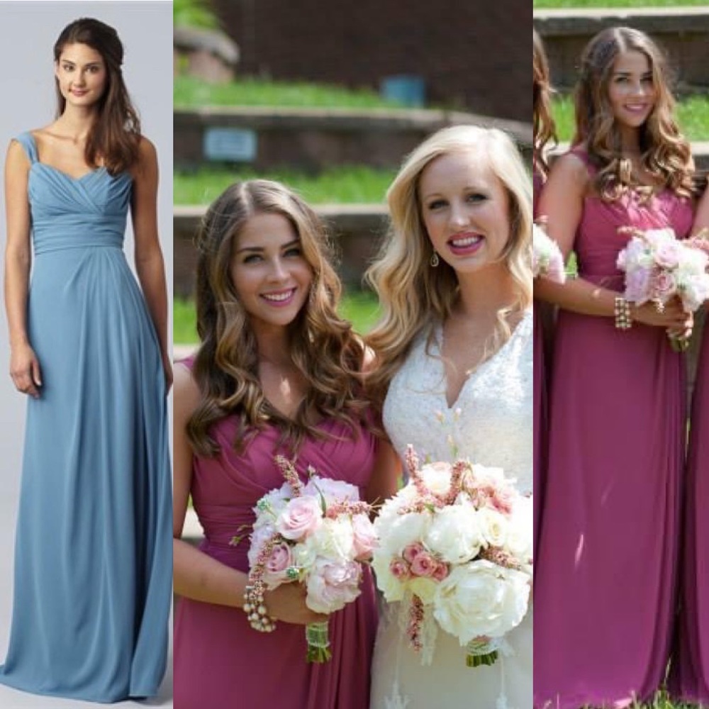 WToo Maids Bridesmaid Dress Style No. 788 in Rosewood Pink